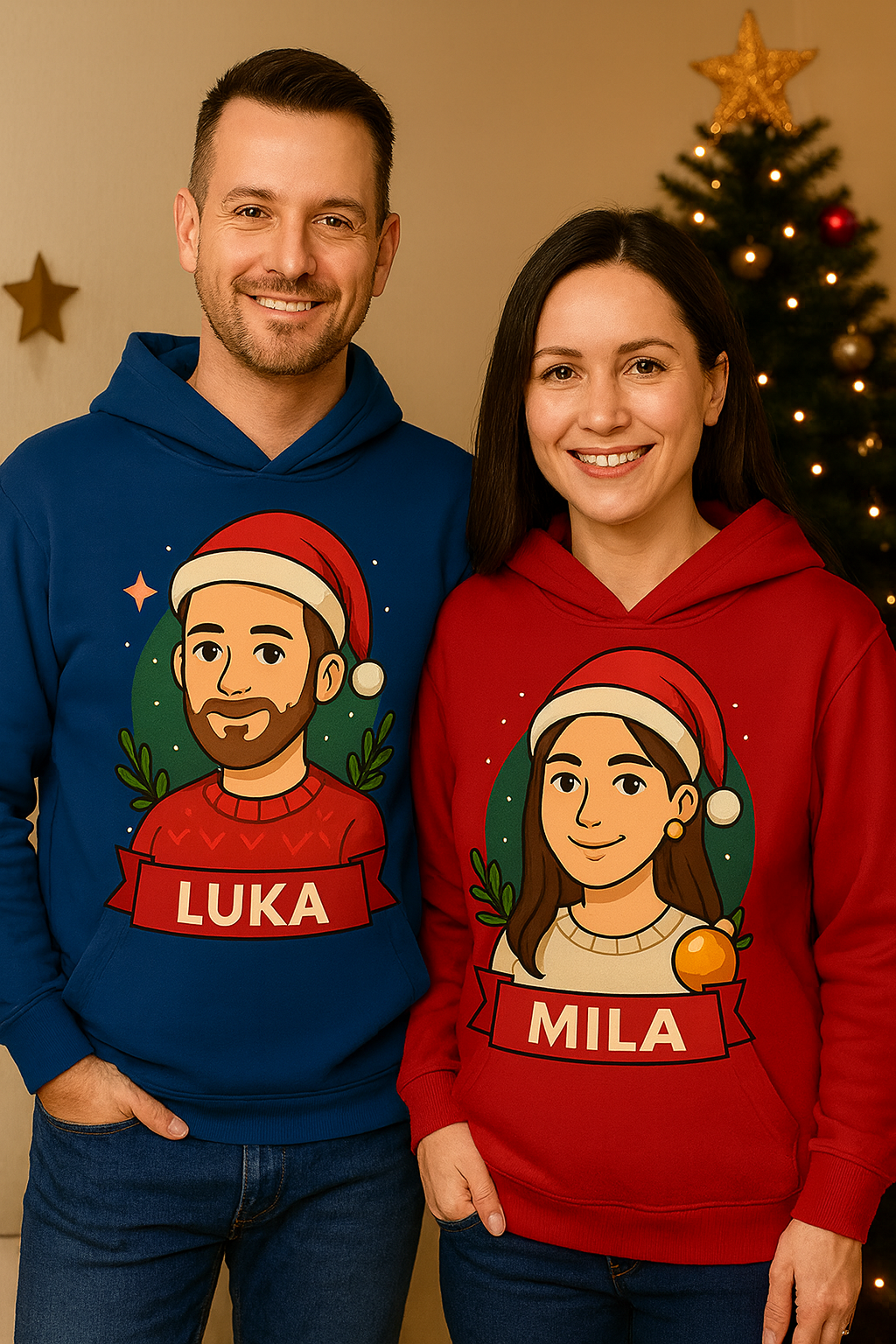 Personalizovani Novogodišnji Duks 🎄✨