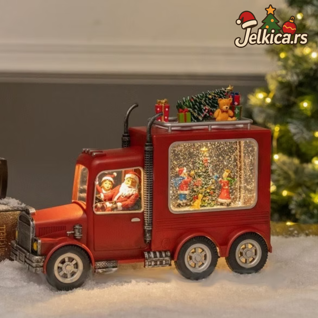 Novogodišnji Kamion sa Svetlom i Muzikom