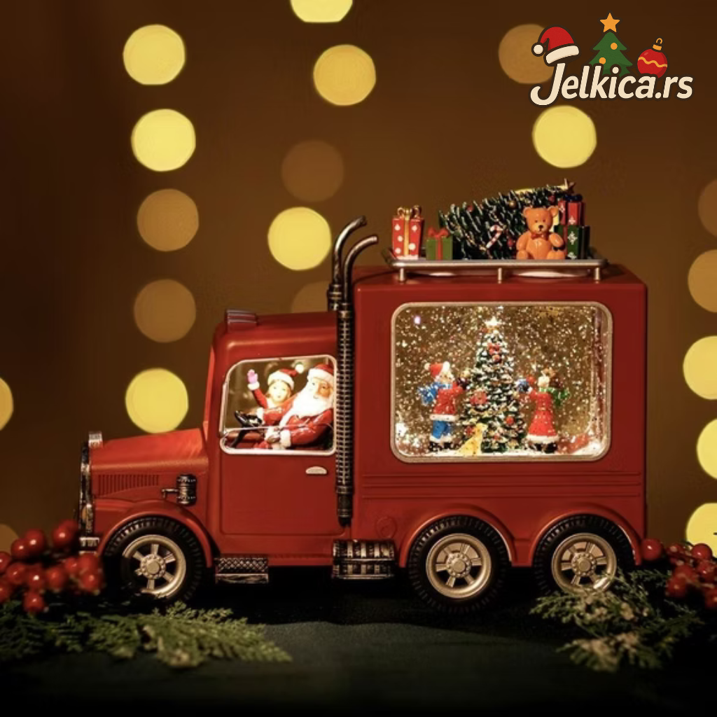 Novogodišnji Kamion sa Svetlom i Muzikom