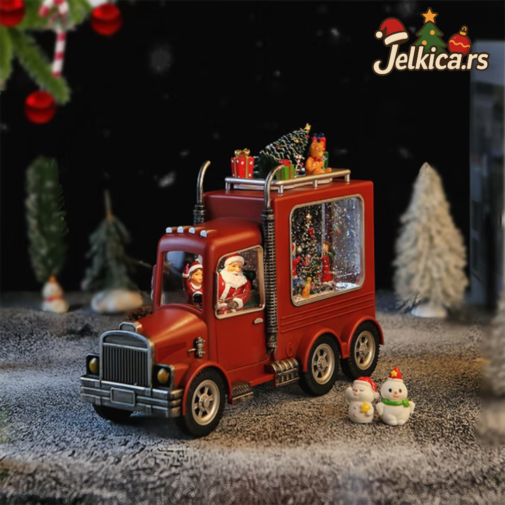Novogodišnji Kamion sa Svetlom i Muzikom