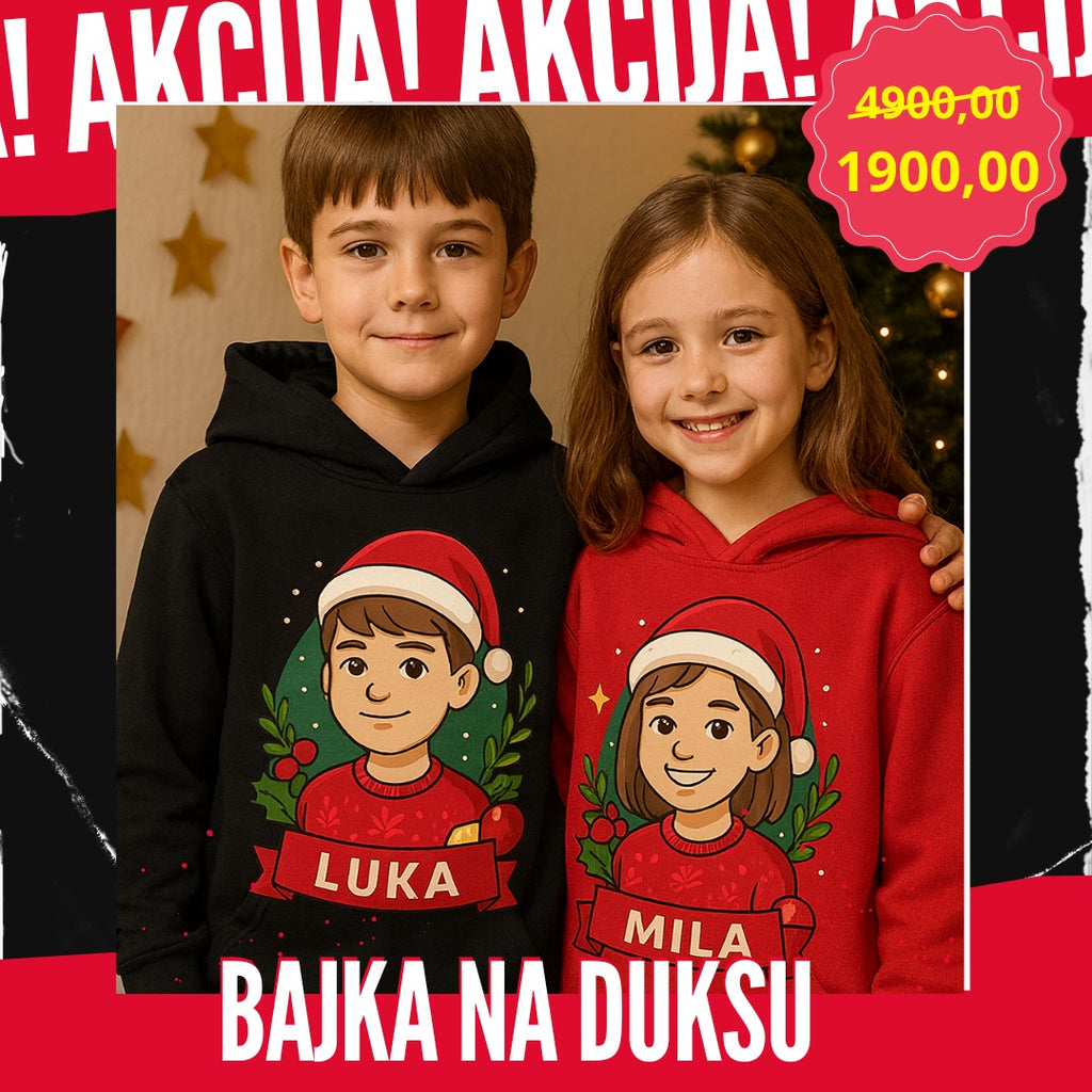 Personalizovani Novogodišnji Duks 🎄✨