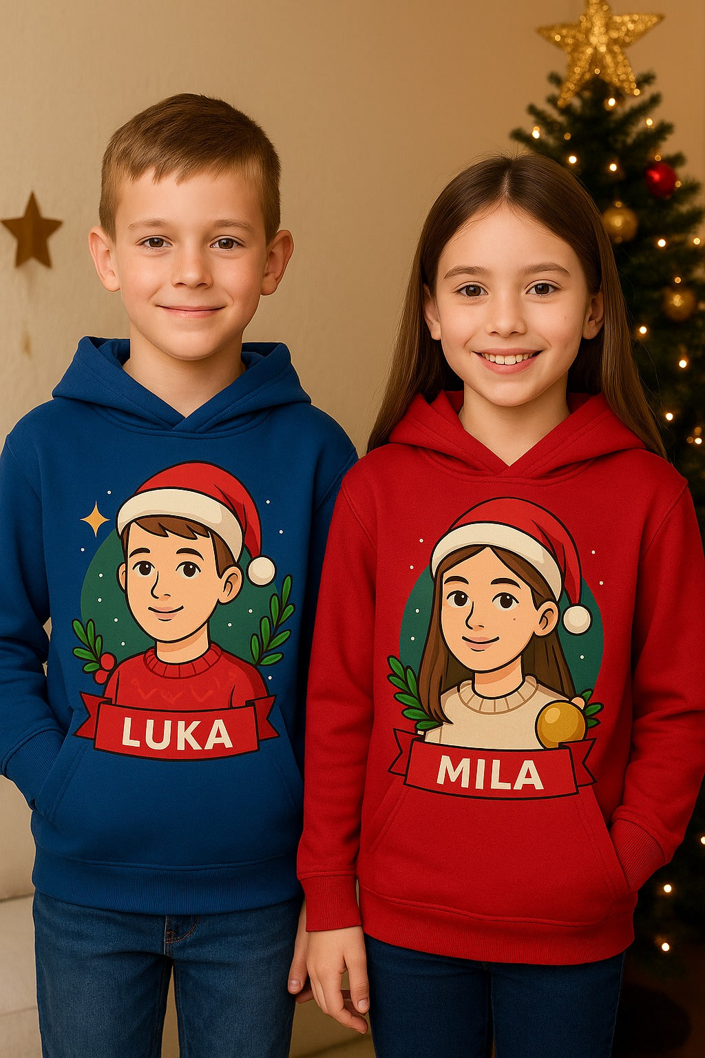 Personalizovani Novogodišnji Duks 🎄✨